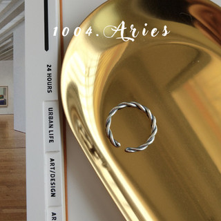 Nhẫn 2 chiếc bạc cá tính phong cách hàn - 1004.ARIES