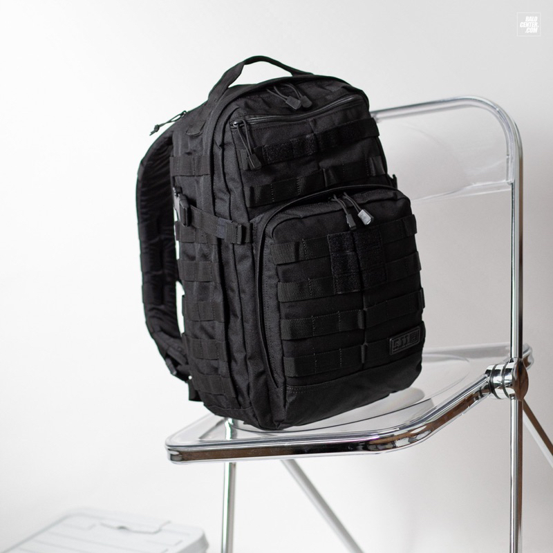 Balo Du Lịch 511 Tatical Balo Thể Thao Đựng Laptop, Nhiều Ngăn Chứa, Chống Thấm Nước Tên: Rush 12 version 2.0 Black