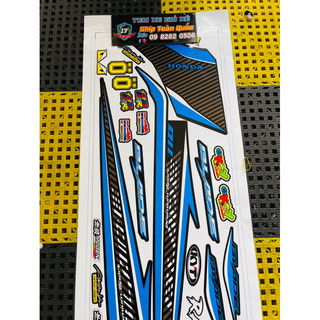 TEM ZIN WAVE BLADE XANH ĐEN ĐỎ ĐEN