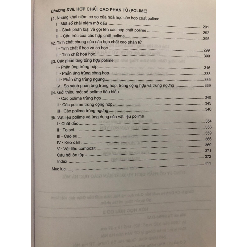 Sách - Hoá học Hữu cơ 3