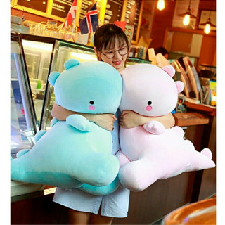 Gấu bông khủng long má hồng siêu dễ thương