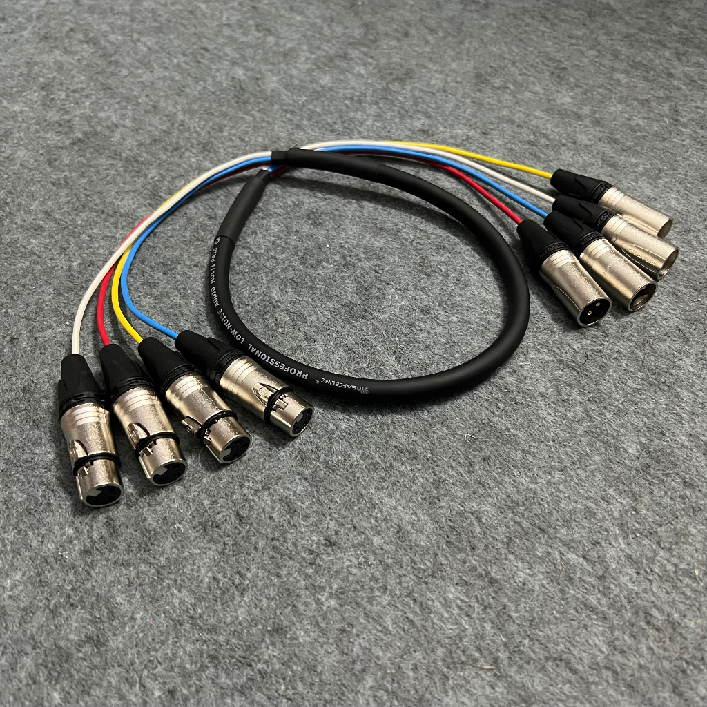 Dây cáp 4 line canon Sommer lên jack tốt dài 1m