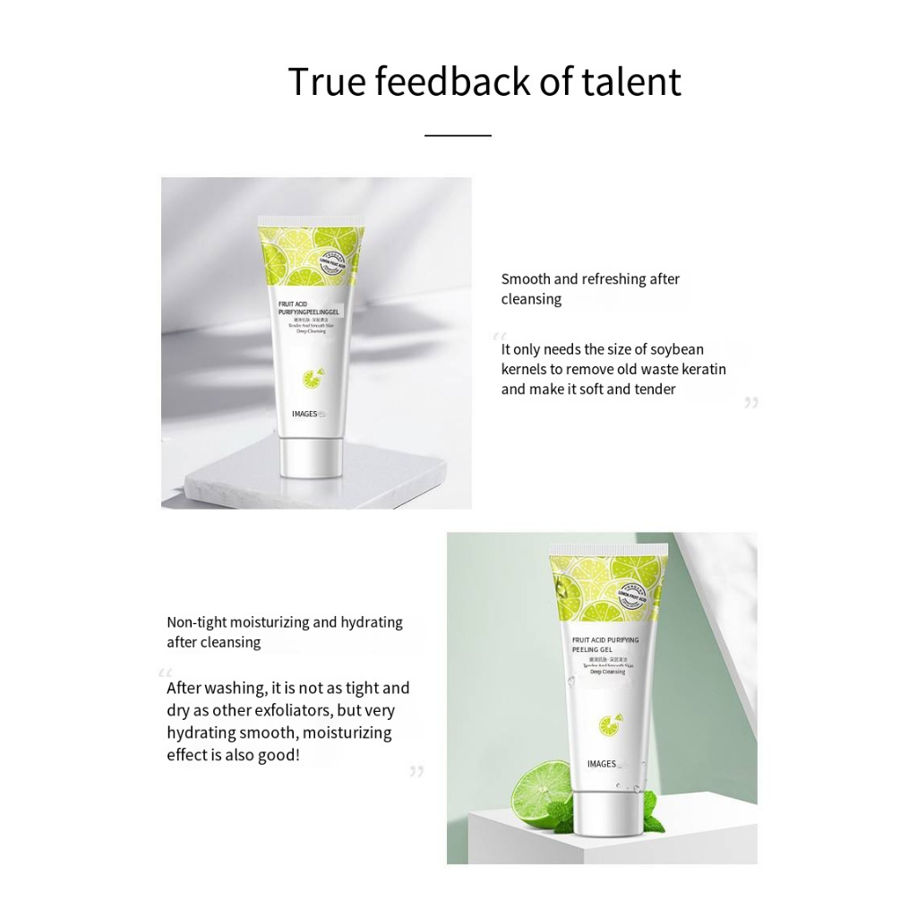 Tuýp Gel Tẩy Da Chết Chanh Tươi IMAGES 80g NO.XXM23525 -GOOD DEAL