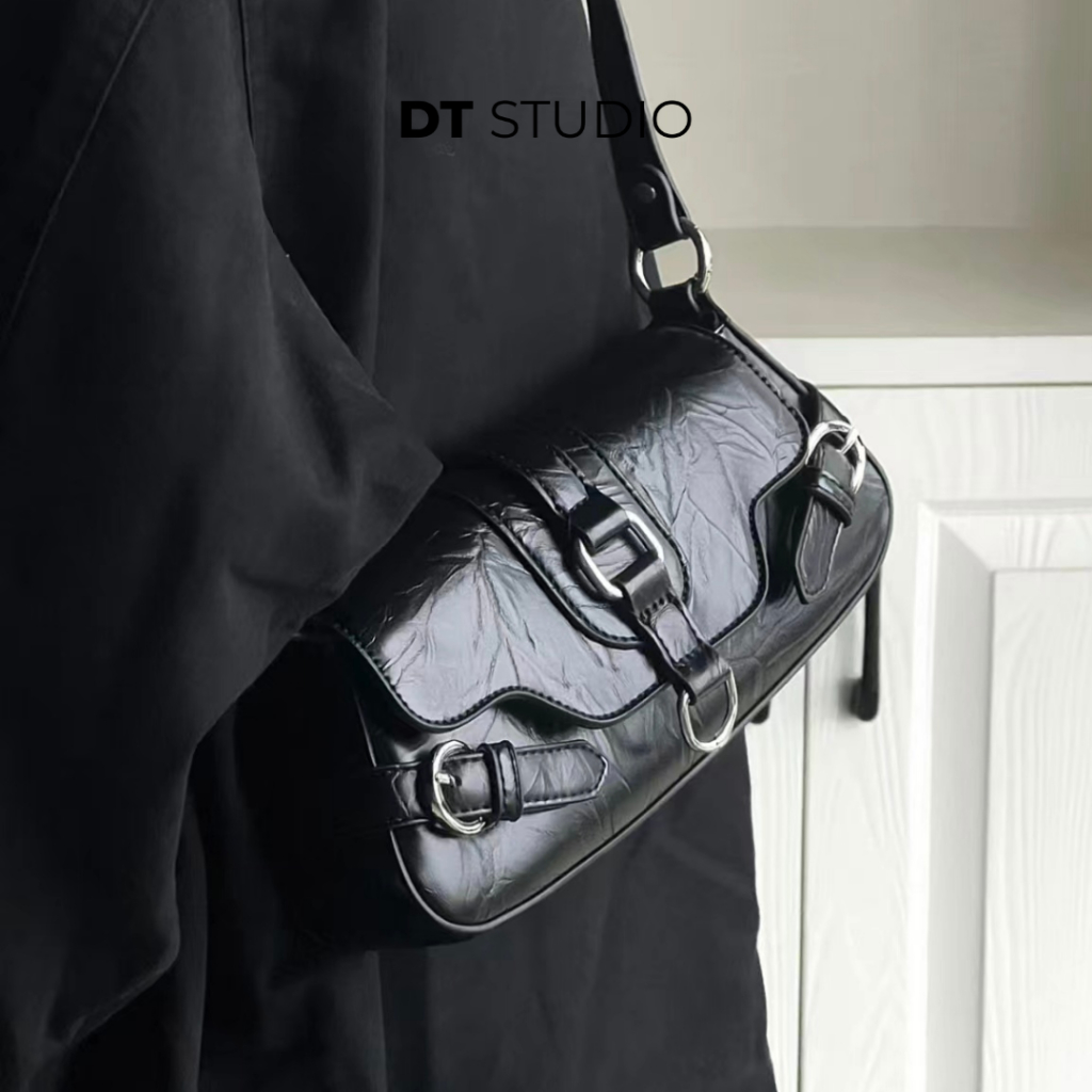 Túi xách nữ cao cấp kiểu Pháp túi đeo vai sát nách da PU nhân tạo DT006