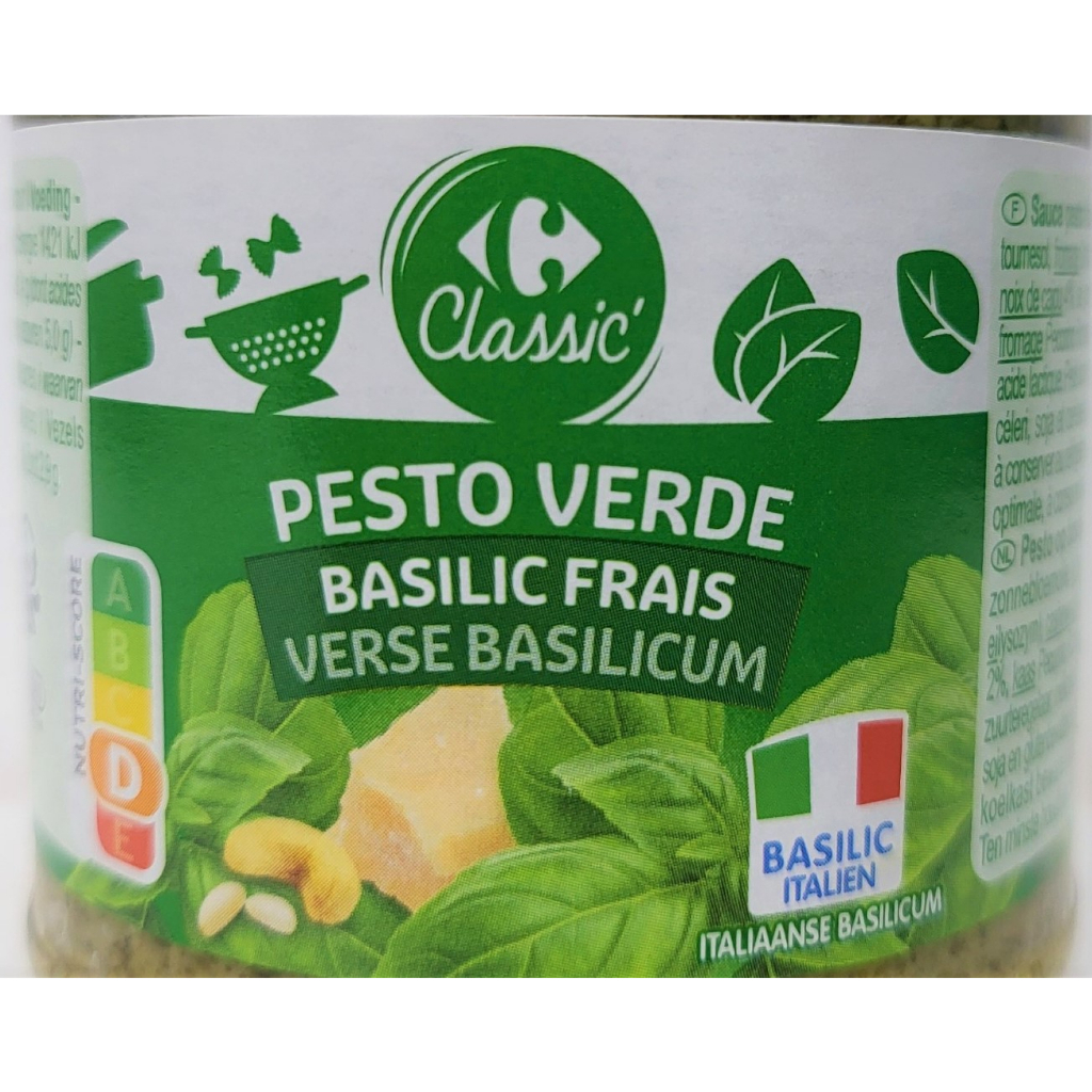 SỐT PESTO HÚNG QUẾ CARREFOUR Classic Pesto Sauce with Basil