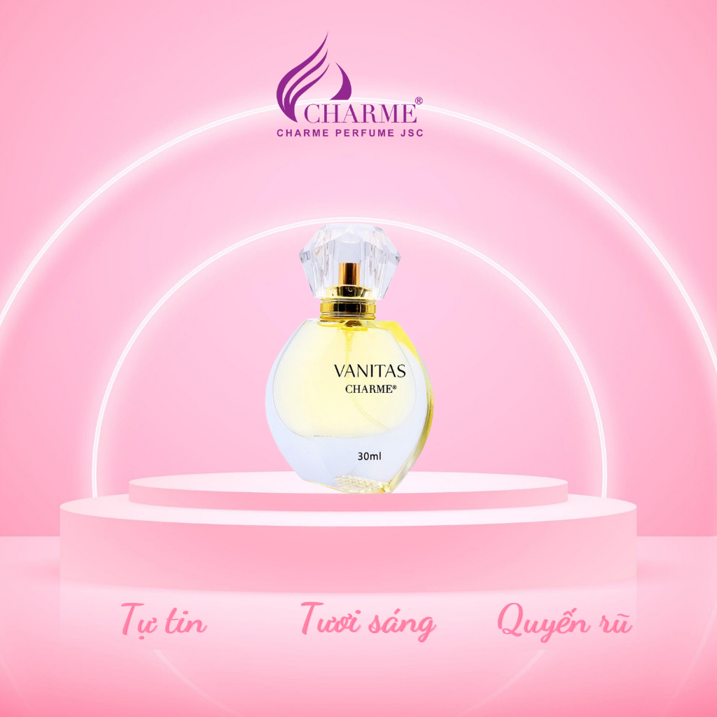 Nước hoa nữ lưu hương lâu Charme Vanitas phong cách, trẻ trung, năng động chai 30ml