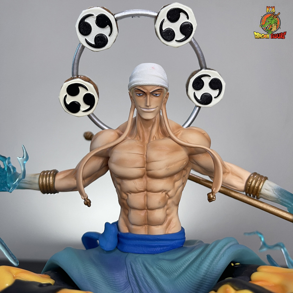 Mô hình Thần Sấm Enel trên đám mây 2 đầu thay thế - One Piece