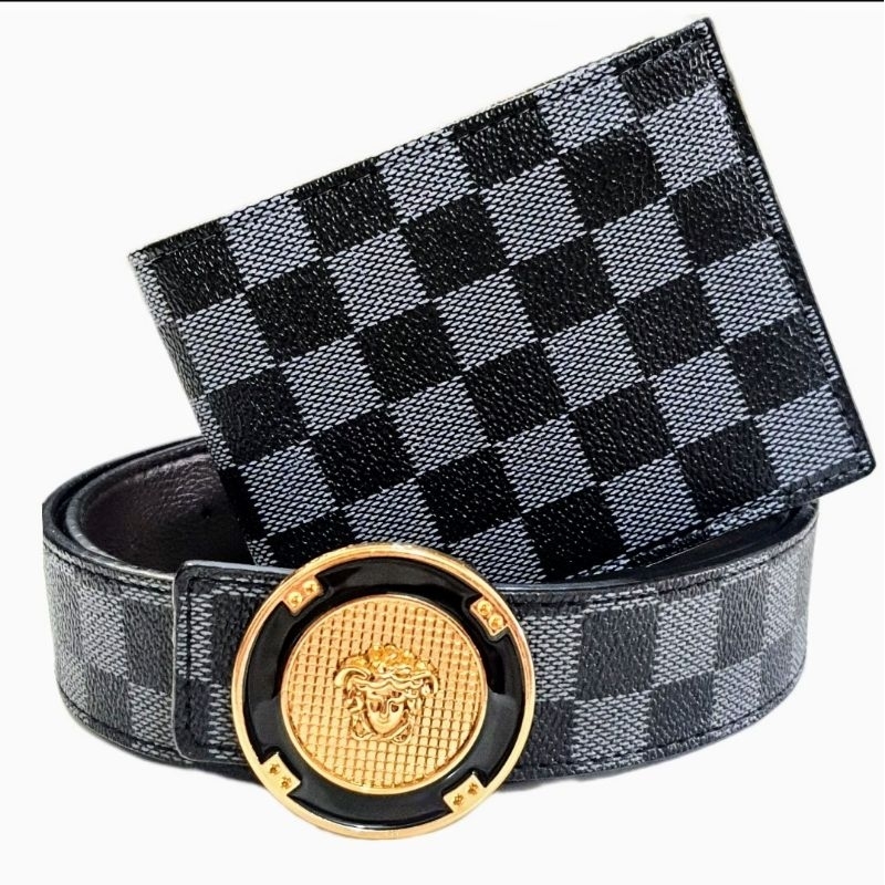 Thắt Lưng Nam  Nịt Nam + Ví Da LV Thời Trang Trẻ Trung