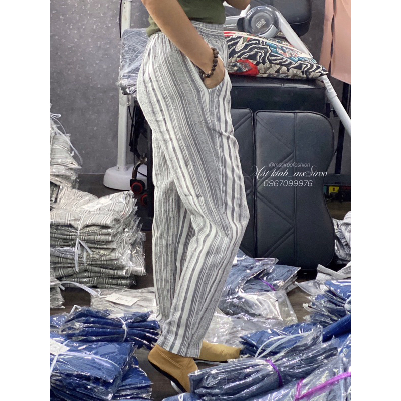 QUẦN BAGGY LINEN 9 tấc ( 39kg-65kg)