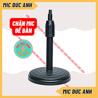 Chân mic để bàn, giá đỡ micro để bàn, kẹp micro bằng nhựa chắc chắn, tăng giảm chiều cao tùy ý