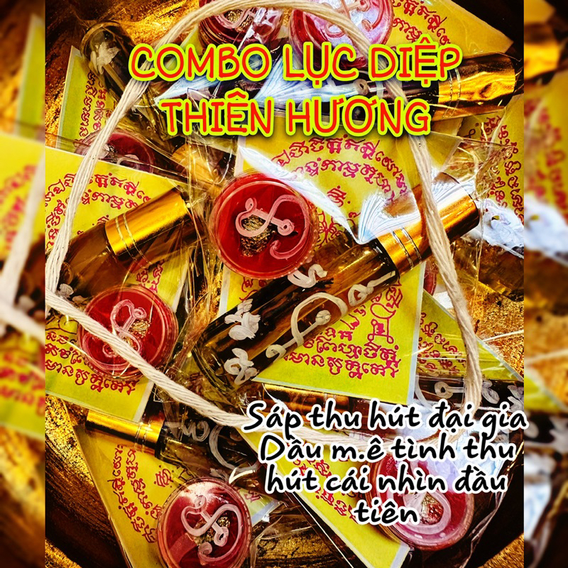 Combo tinh dầu thơm và  sáp