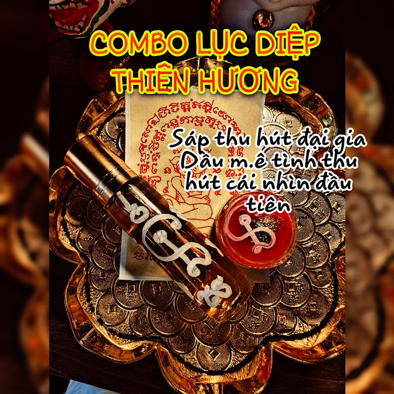 Combo tinh dầu thơm và  sáp