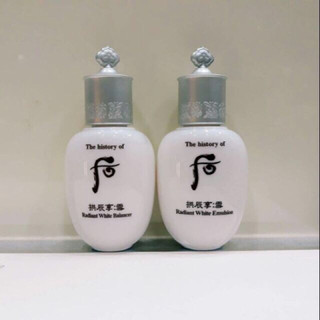 ▶Cặp Whoo Nước hoa hồng 20ml + Sữa dưỡng 20ml dưỡng trắng da