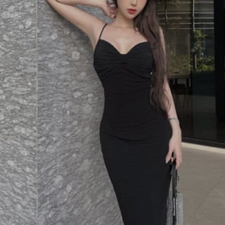 Váy 2 dây chất liệu voan bông Mây Dress NGOCCLOTHING nữ [FREESHIP] Đầm 2s dáng dài co giãn nhẹ phong cách dịu dàng HOT