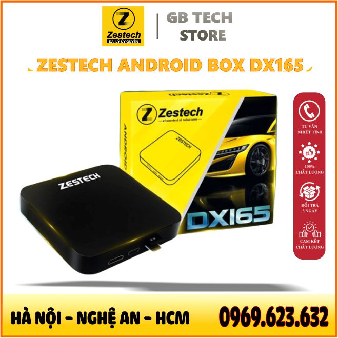 Bộ Android Box Zestech DX165 Dành Cho Ô Tô - Model 2023