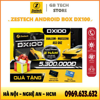 Bộ android box zestech dx100 dành cho ô tô - model 2023