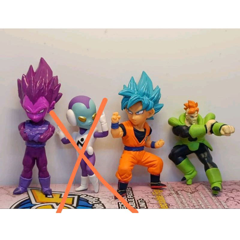 Mô hình Dragon Ball - Bộ 3 Vegeta , Goku WCF chính hãng