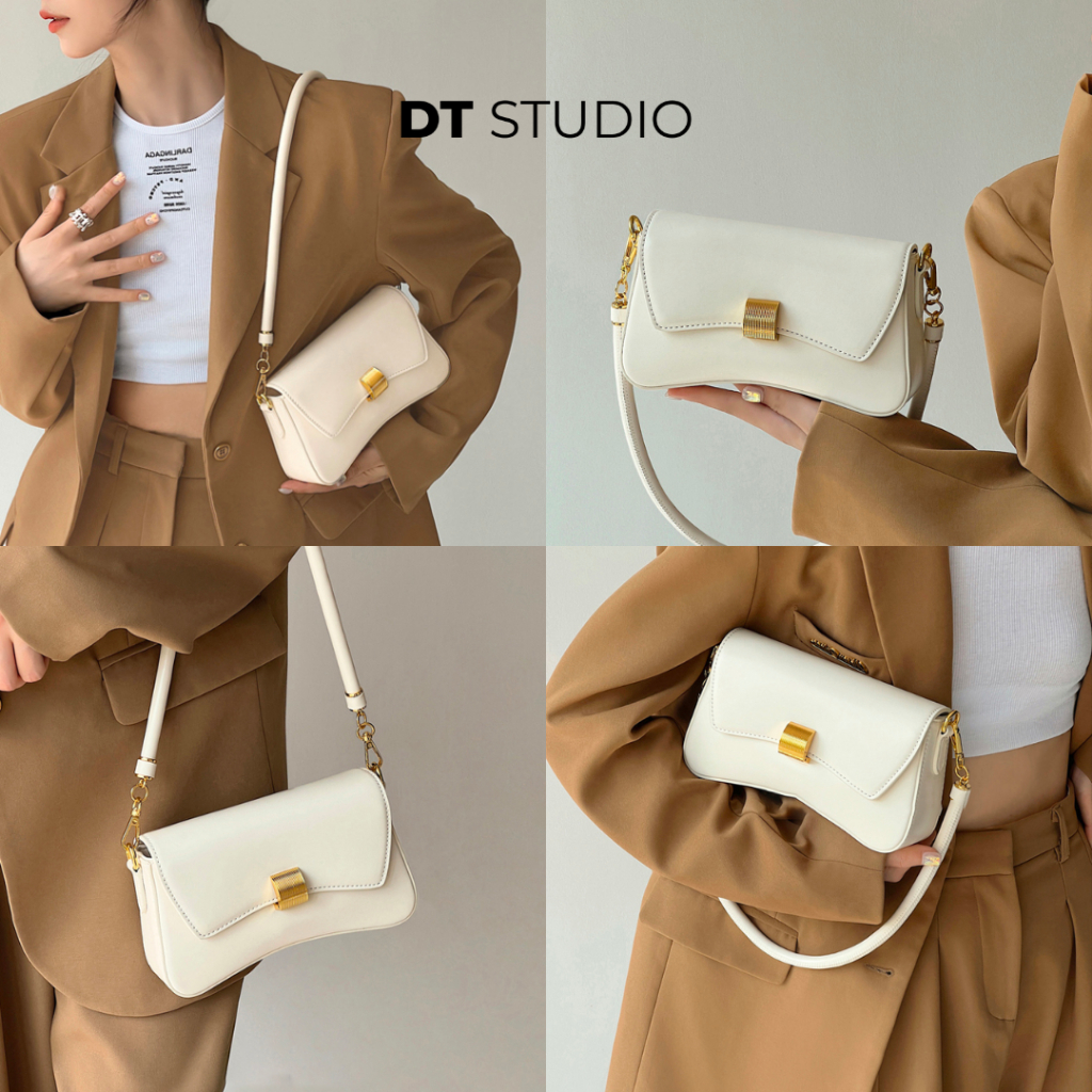 Túi đeo vai nữ túi xách nữ kẹp nách 1 DÂY ĐEO VAI túi xách tay phong cách Pháp DT001