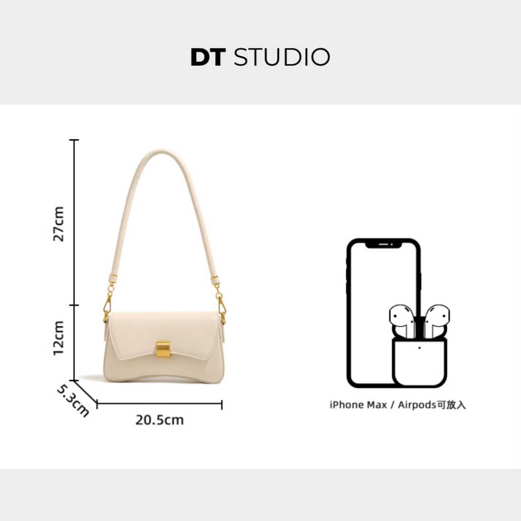 Túi đeo vai nữ túi xách nữ kẹp nách 1 DÂY ĐEO VAI túi xách tay phong cách Pháp DT001