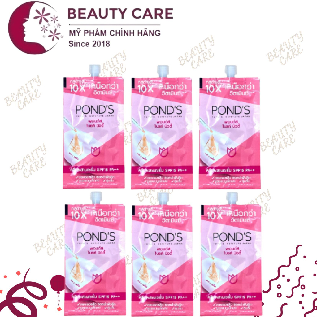 Gói Serum Dạng Kem Dưỡng Trắng Da Chống Nắng Pond's Bright Beauty Serum Day Cream SPF15 PA++ (Sử dụng Ban ngày)