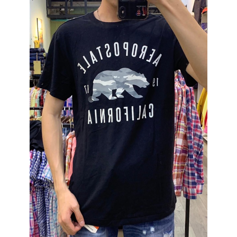 Áo Thun Nam AERO hàng xuất dư, vải cotton 100%, form đẹp.