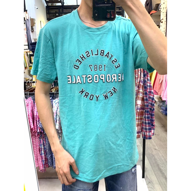 Áo Thun Nam AERO hàng xuất dư, vải cotton 100%, form đẹp.