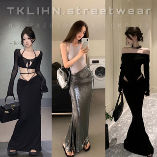 (SẴN) TKLIHN Váy dài ôm Body SEXY cắt xẻ cá tính HOT FASHIONITA 2023