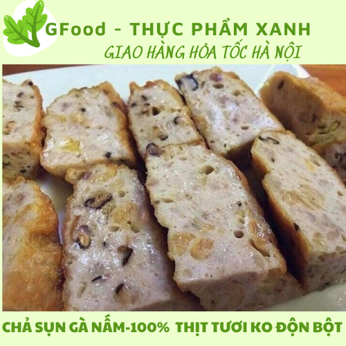 chả sụn gà nấm 500gr