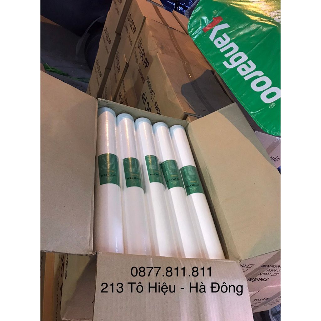 Lõi lọc thô PP 20 inch số 1- Lõi bông ép 20 inch dài 51cm