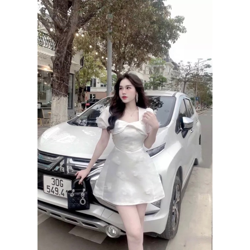 ĐẦM NƠ NGỰC ĐÍNH HOA BIGSIZE