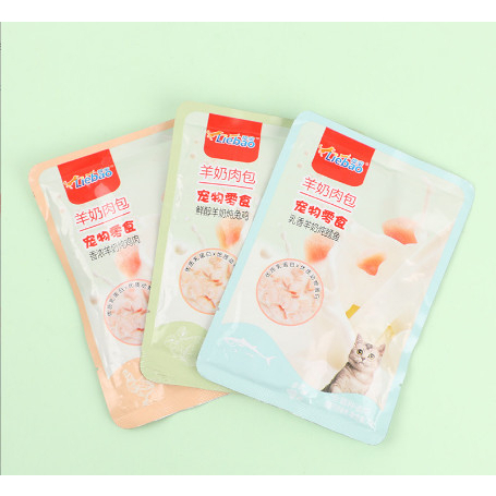 Pate thịt hầm sữa dê cao cấp cho mèo bổ sung dinh dưỡng vỗ béo 70g 3 vị