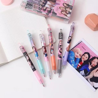 Bút bấm gel xanh hình blackpink