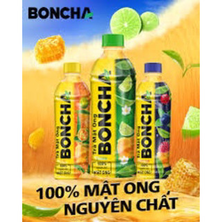 Thùng 24 chai trà mật ong Boncha 455ml