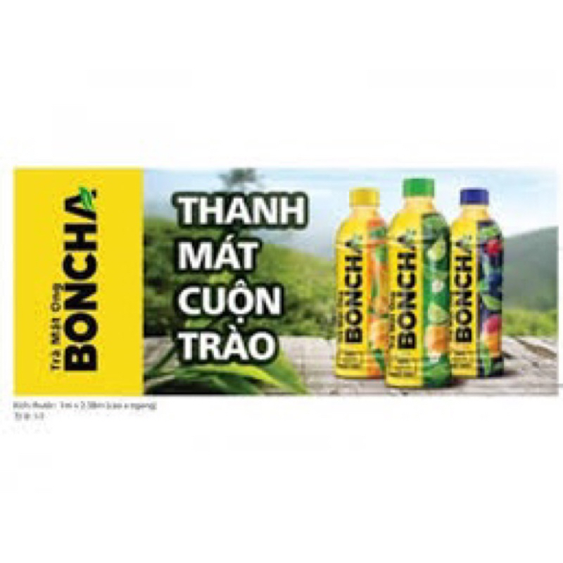 Thùng 24 chai trà mật ong Boncha 455ml