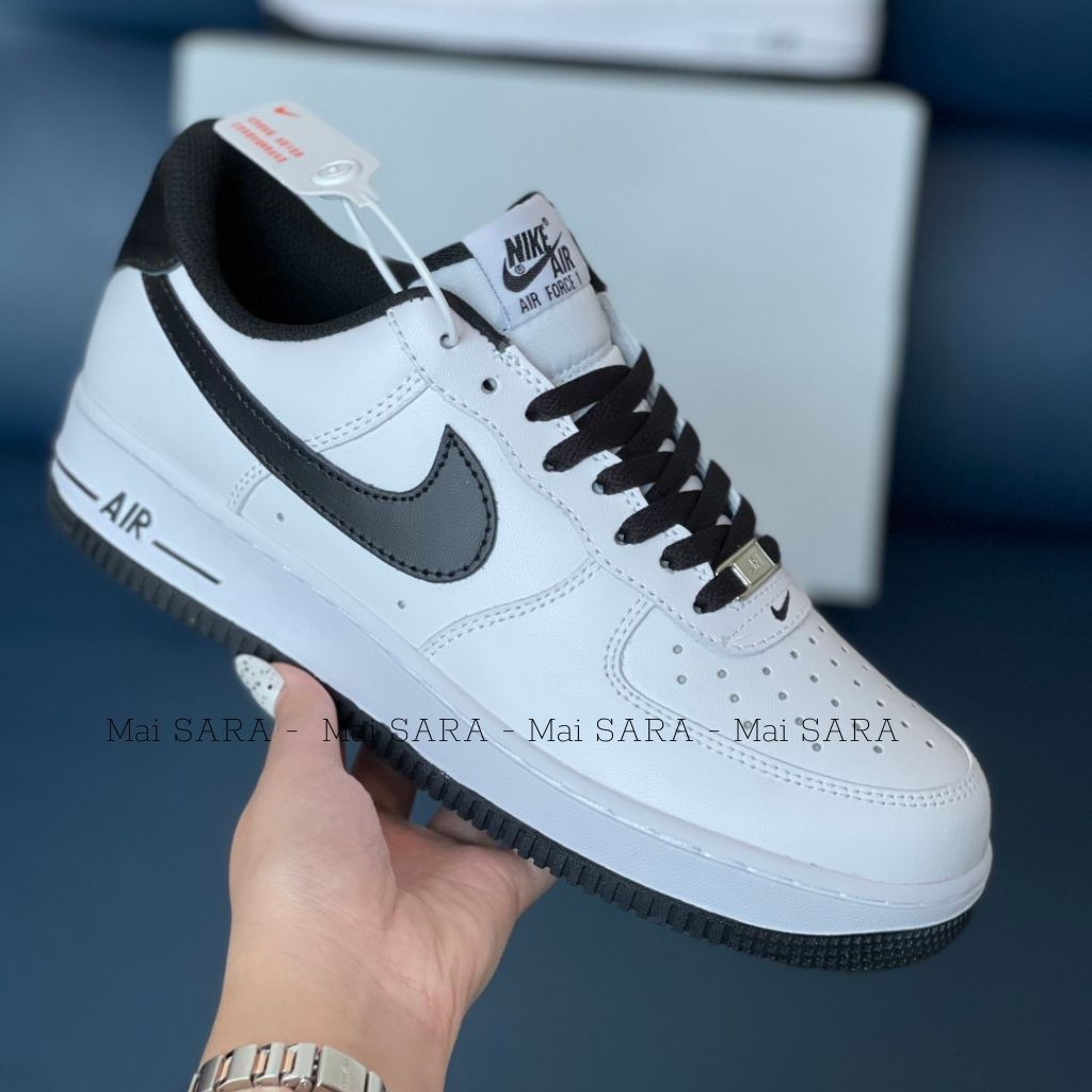 giày_nike air force 1 vệt đen, giày thể thao af1 trắng tích đen hàng cao cấp đầy đủ phụ kiện, full size nam nữ. | BigBuy360 - bigbuy360.vn