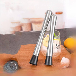 Chày bar dầm đồ 21cm inox đầu nhựa