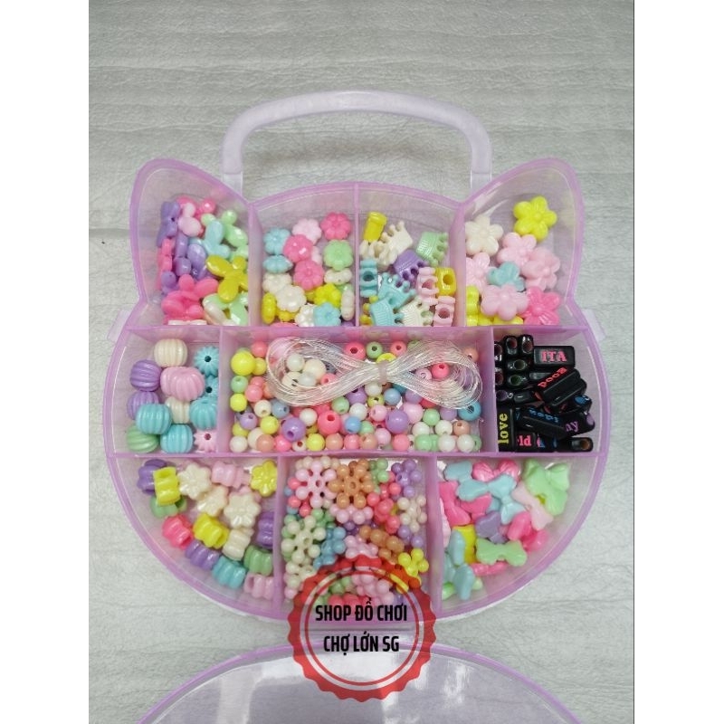 Hộp Xỏ Chuỗi Hello Kitty Cho Bé Yêu ( Ảnh Do Shop Tự Chụp - Giao Ngẫu Nhiên )