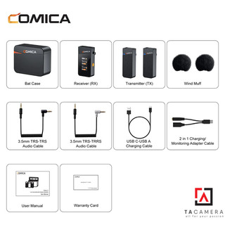 Mic Thu Âm Không Dây Comica Vimo C3