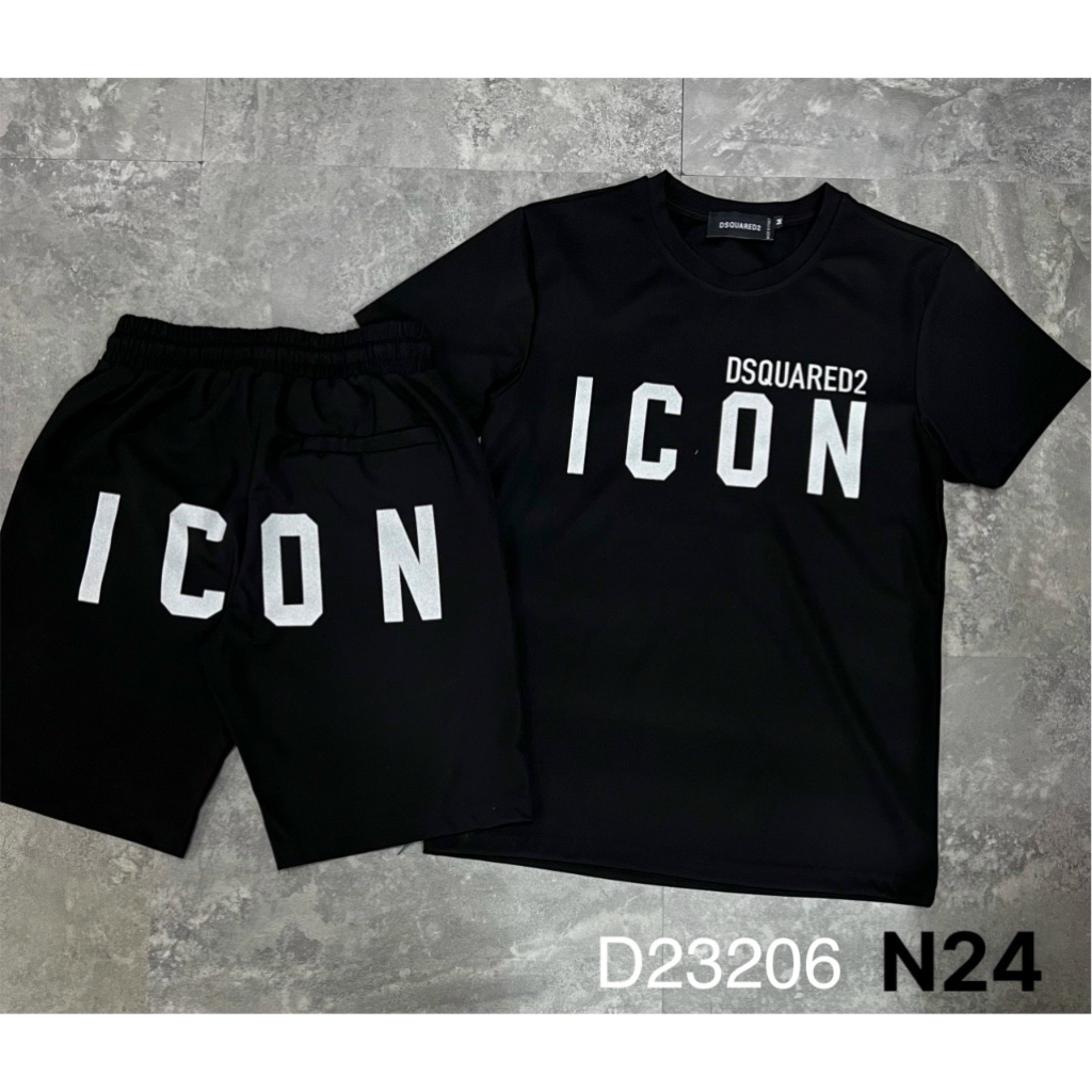 Bộ Quần Áo DSQ Nam In Logo Chữ Ngực Siêu Đẹp - Bộ DSQ Nam In Nhiệt Cao Cấp