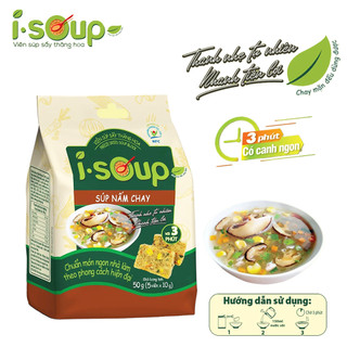 Súp nấm chay i-soup 50 gram