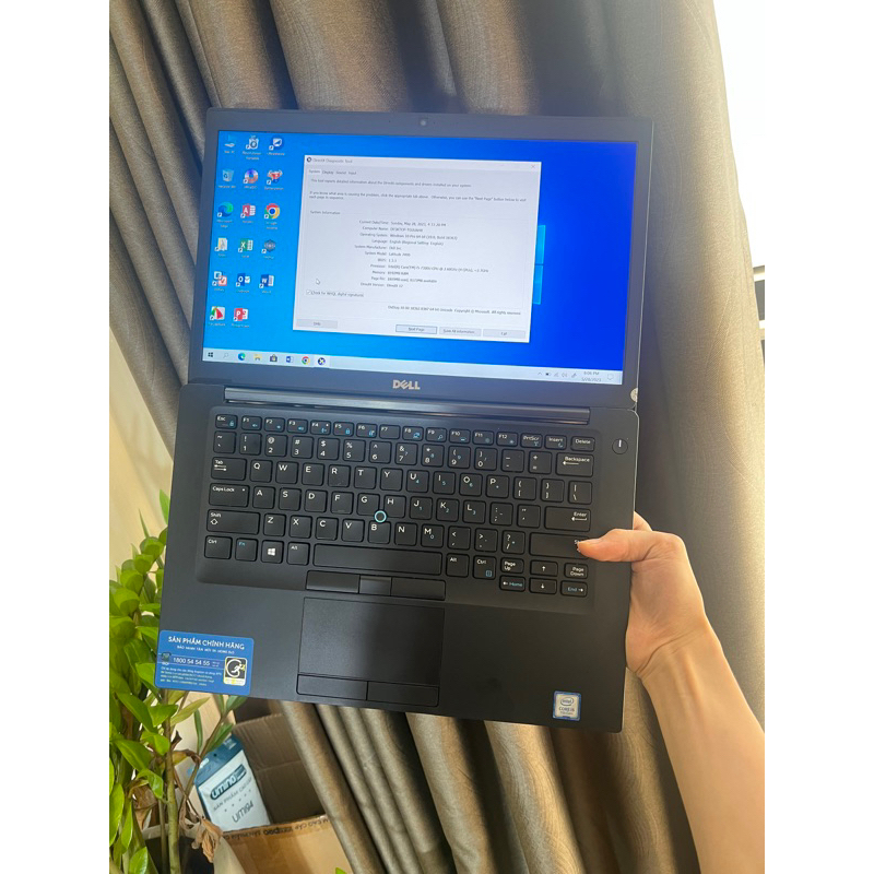 Laptop Dell Latitude 7490 Core i7 Gen 8 Ram 16g SSD 256 Full HD đẹp keeng 99% Hàng Nhập Mỹ Phím Led