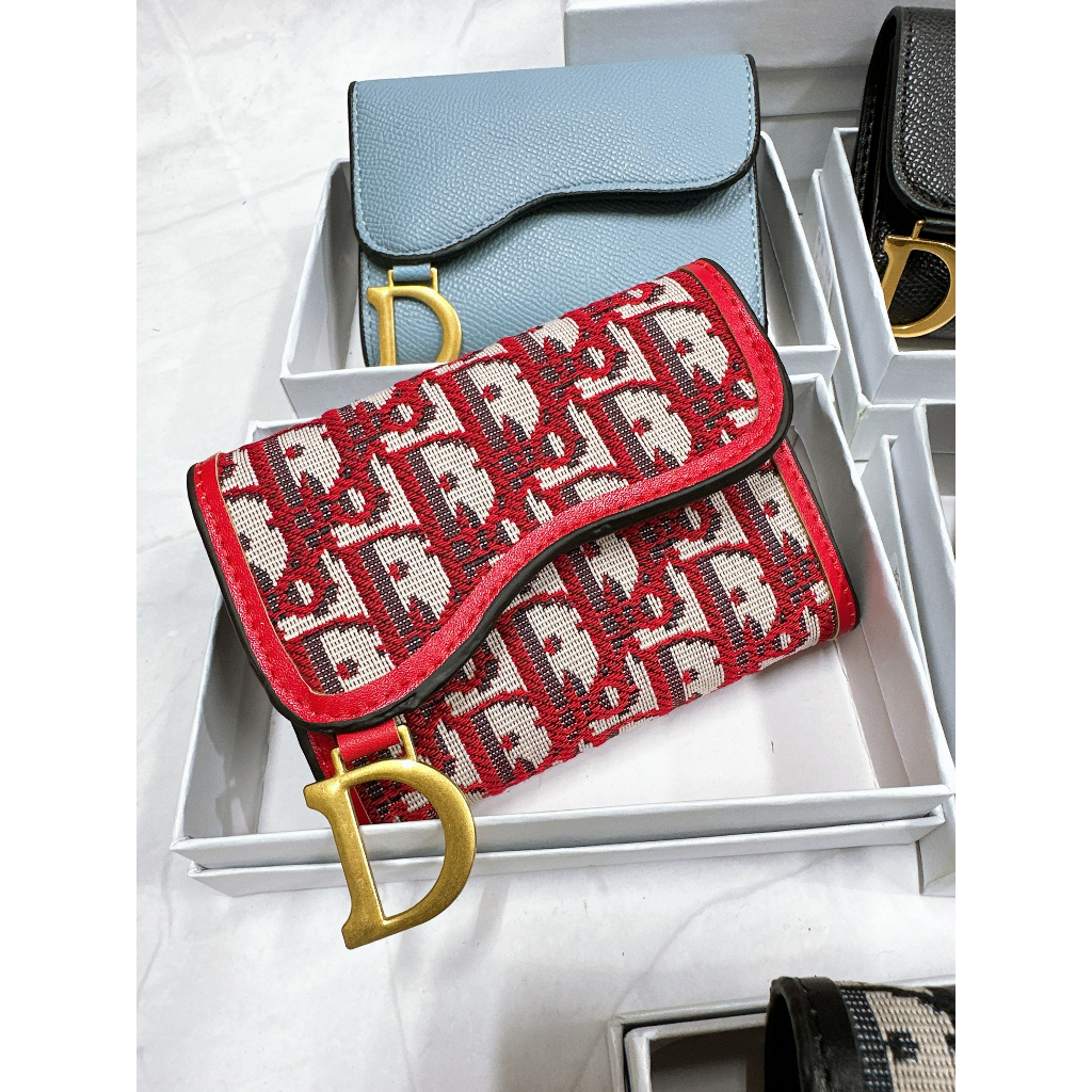 Ví gập Làm Ba Nhỏ Nhắn Họa Tiết Di Or