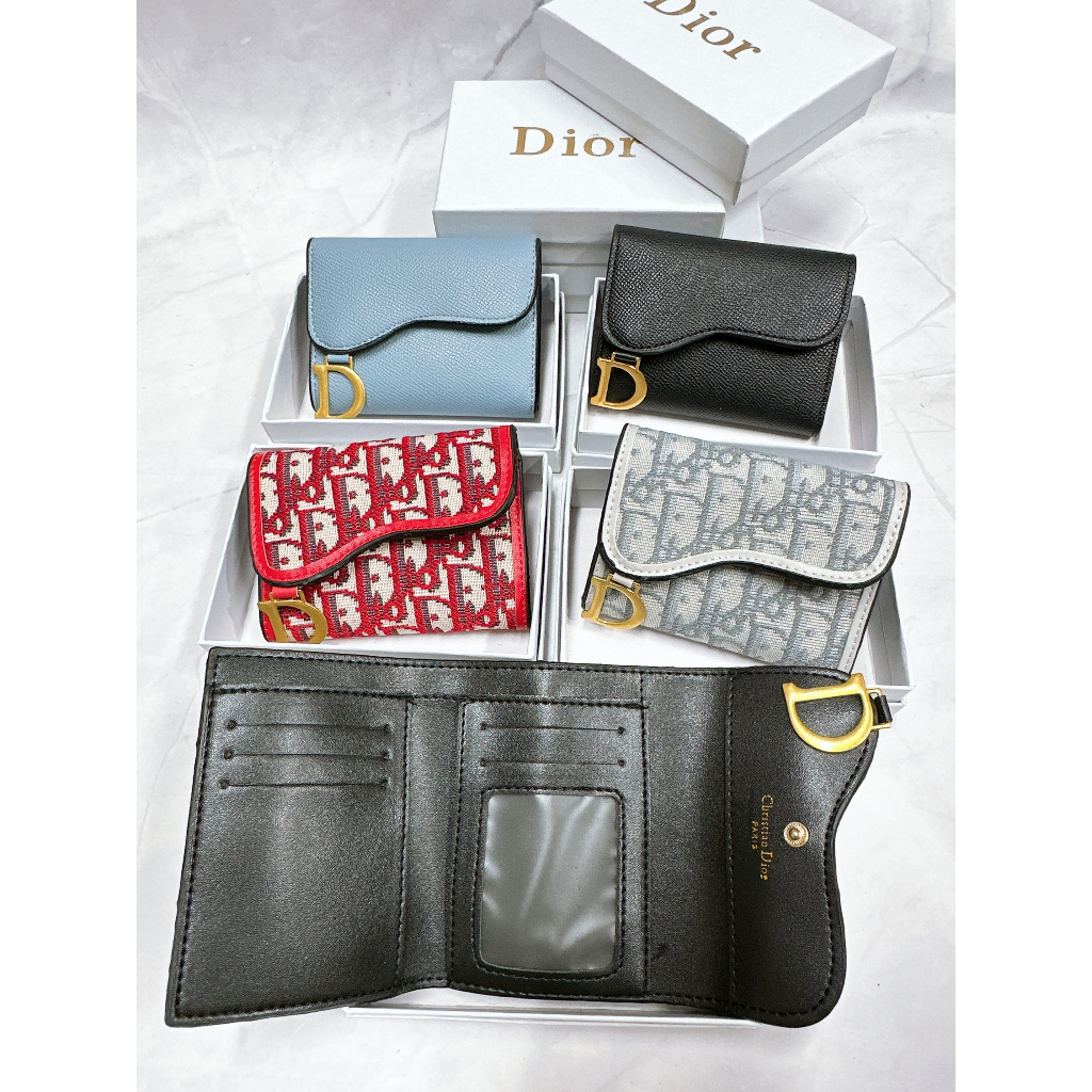 Ví gập Làm Ba Nhỏ Nhắn Họa Tiết Di Or