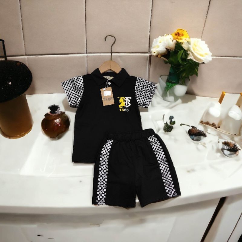 Đồ bộ bé trai mùa hè,bộ cộc tay quảng châu mềm mát