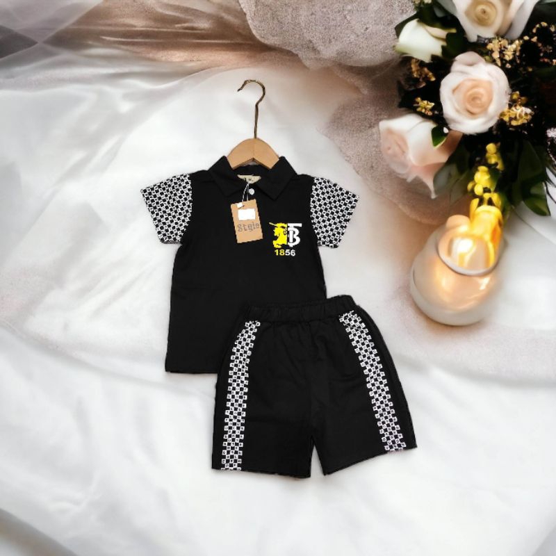 Đồ bộ bé trai mùa hè,bộ cộc tay quảng châu mềm mát