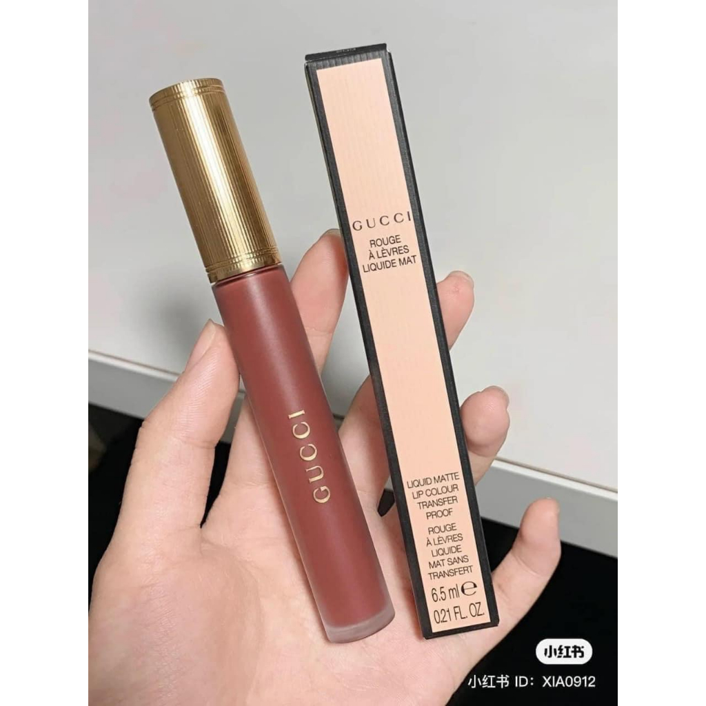 Son kem lì Gucci Rouge Liquid Matte màu 203, 25, 505, 521, 311 sang chảnh quyến rũ