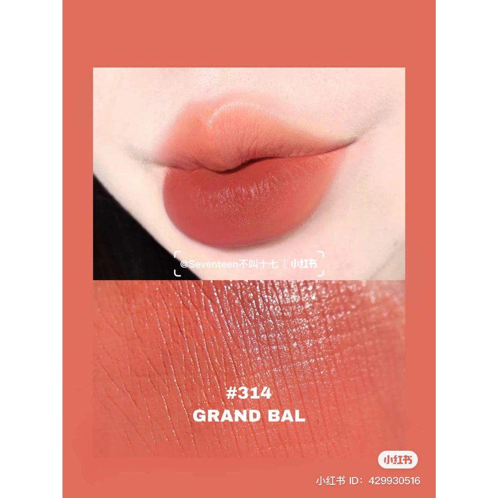 Son thỏi lì Dior rouge matte màu 314 Grand Bal cam đất hot hit