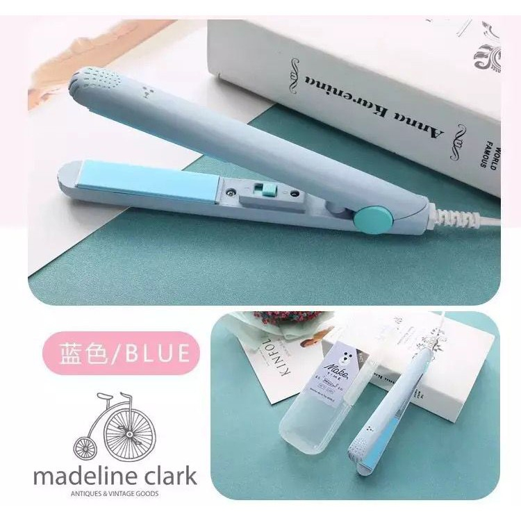 Máy kẹp - duỗi tóc mini hình thú có hộp nhựa đựng