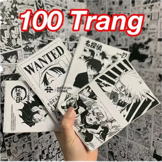 100 Tờ Tranh dán tường poster anime decor góc học tập làm việc