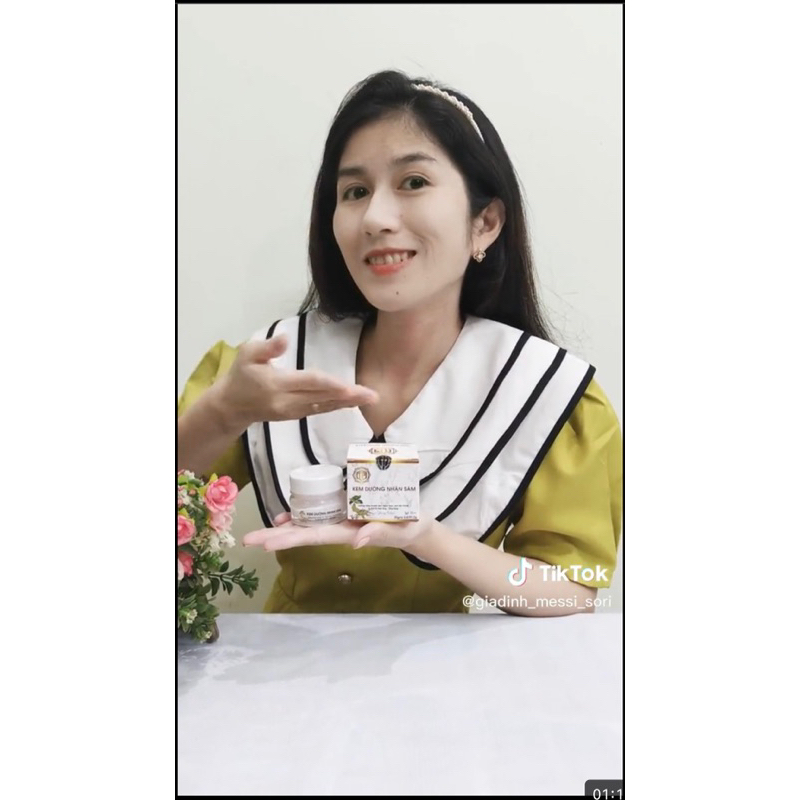 Kem nhân sâm phấn nhung handmade